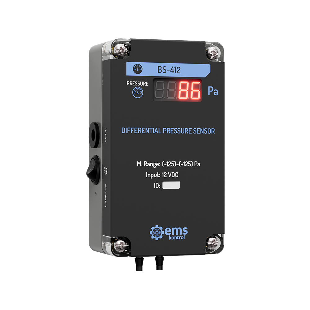 EMS Kontrol BS-412 / BS-413 Portable Differential Pressure Sensor