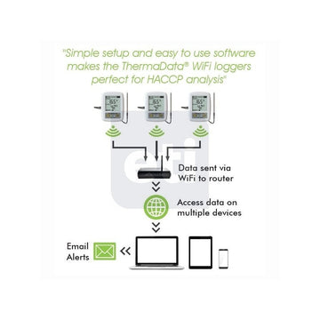 Wifi Logger Thermadata Td2f - Two Channel Thermistor Logger