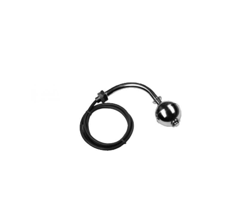 Curved Electrical Level Switch Mini With Spherical Passant Buoy - PVL
