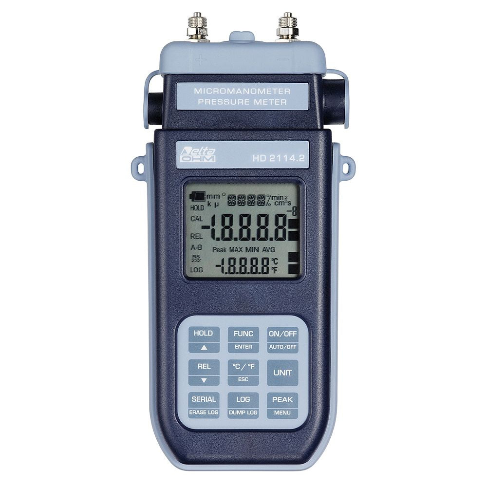 HD2114.2 – Pressure Micromanometer – Thermometer Data Logger