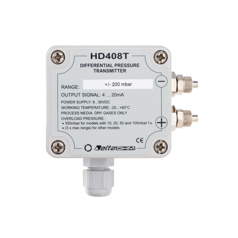 HD408T… / HD4V8T… Series – Relative and Differential Pressure Transmitters