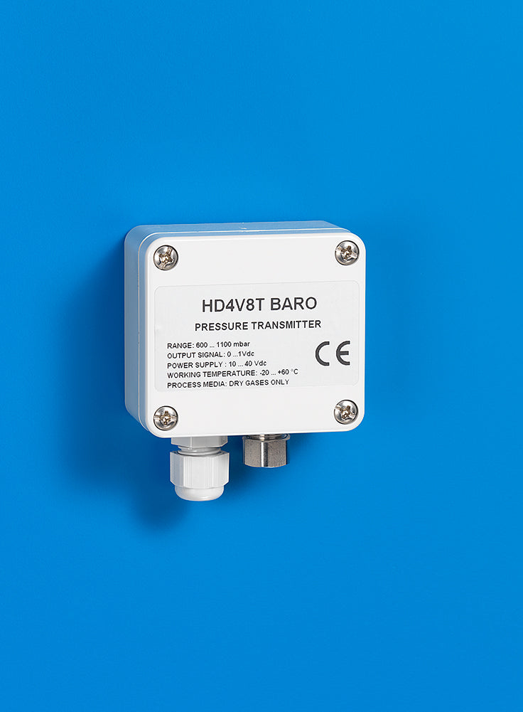 HD4V8TBARO – Barometric Transmitter Wall Mount