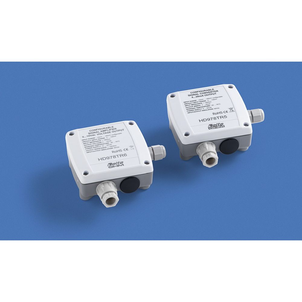HD978TR6 – Converter Signal Amplifier – 0…10 Vdc – Wall Mounting