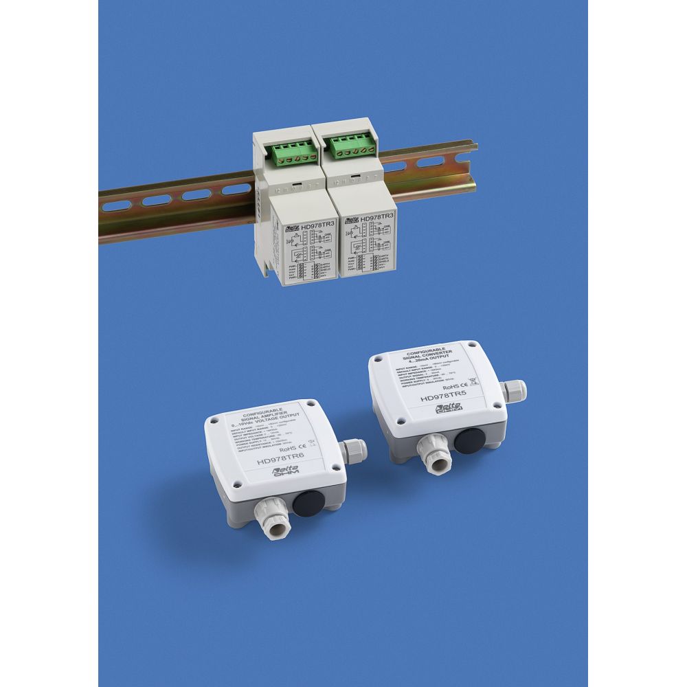 HD978TR4 – Converter Signal Amplifier – 0…10 Vdc – DIN Rail