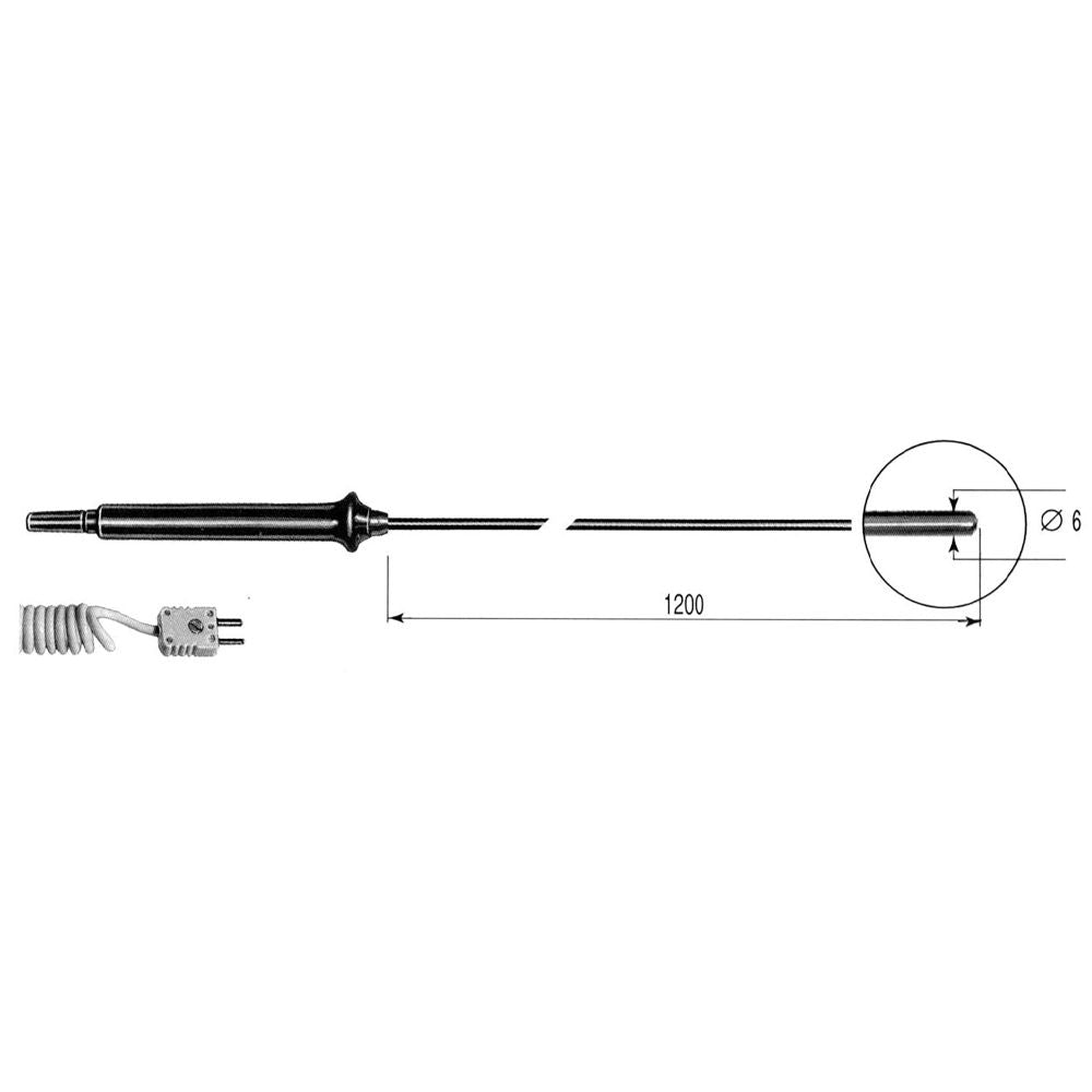 TP651_TP652 – Sonda Immersione Termocoppia K