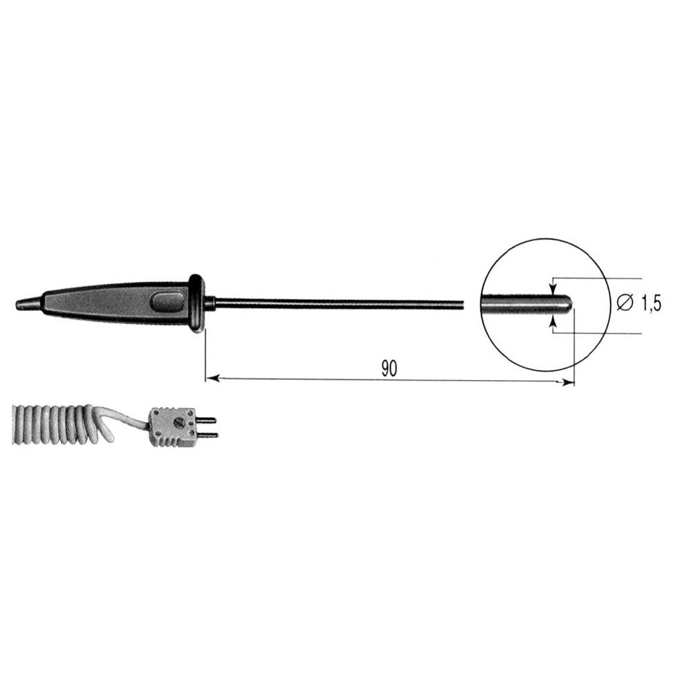 TP741 – Sonda Immersione Termocoppia K