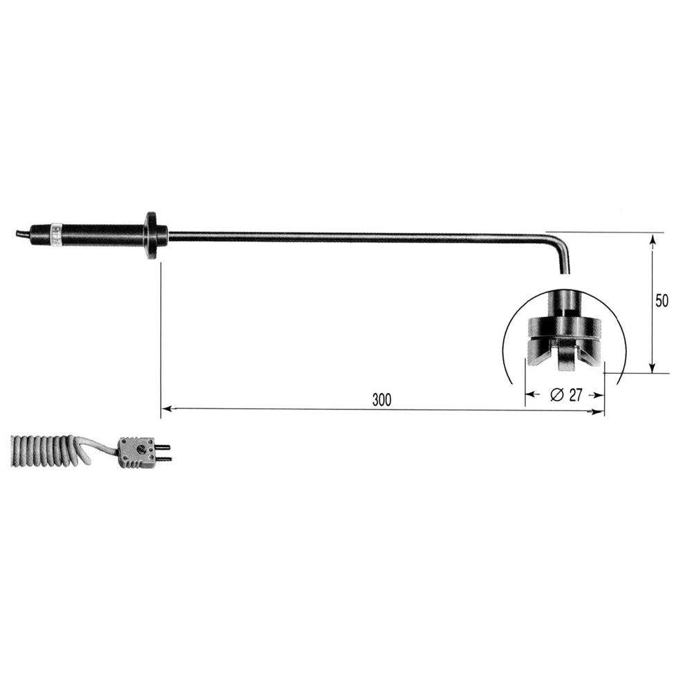 TP755 – K Thermocouple Surface Probe