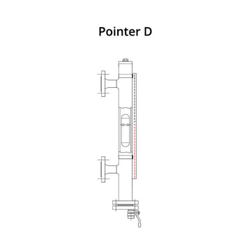 Magnetic Level Gauge Pointer D