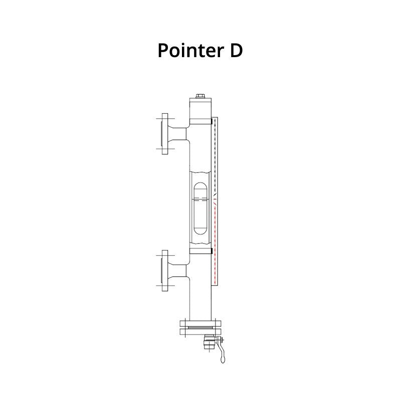 Magnetic Level Gauge Pointer D